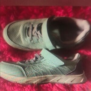 Kids' Green and Purple Sneakers